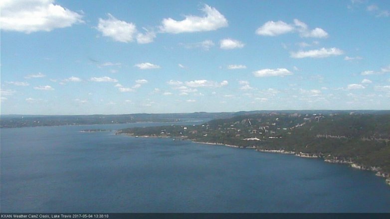 Lake Travis webcam, May 4, 2017 12:55 PM CT