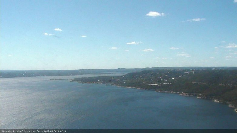 Lake Travis webcam, May 4, 2017 3:15 PM CT