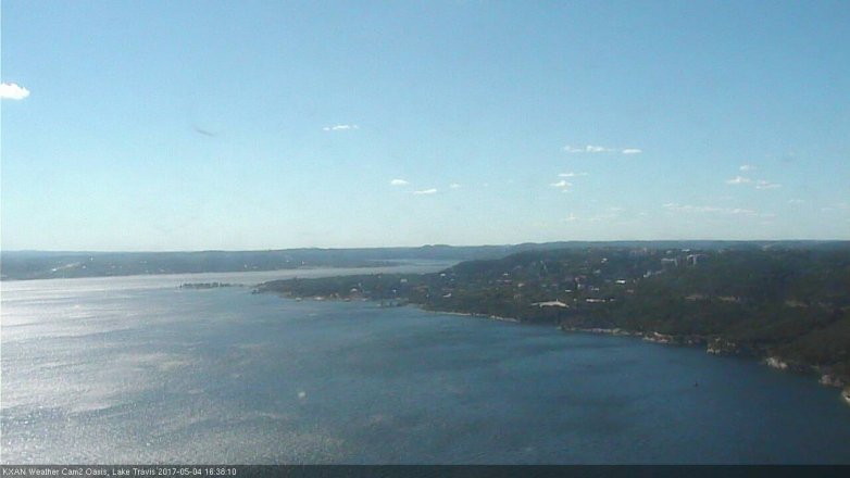 Lake Travis webcam, May 4, 2017 4:05 PM CT