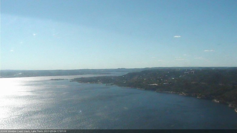 Lake Travis webcam, May 4, 2017 4:15 PM CT