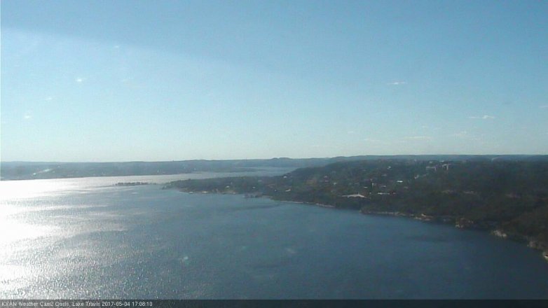 Lake Travis webcam, May 4, 2017 4:20 PM CT