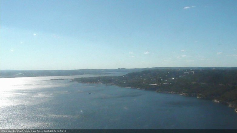Lake Travis webcam, May 4, 2017 4:30 PM CT