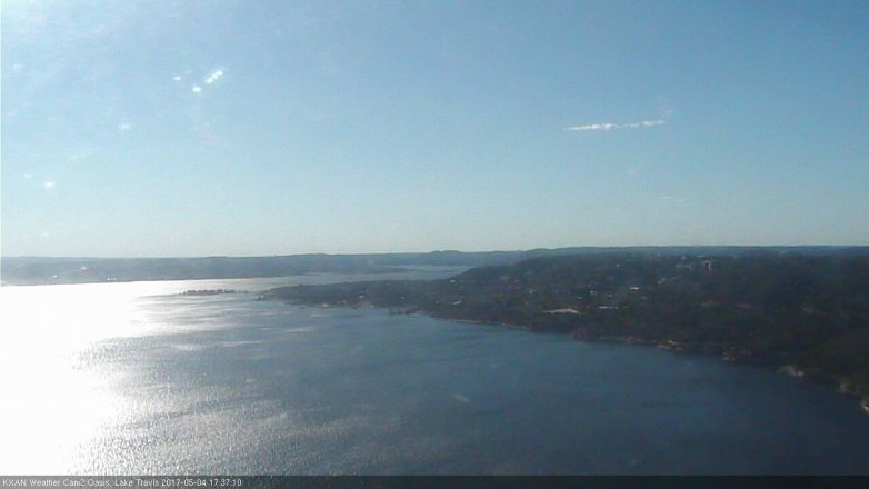 Lake Travis webcam, May 4, 2017 4:45 PM CT