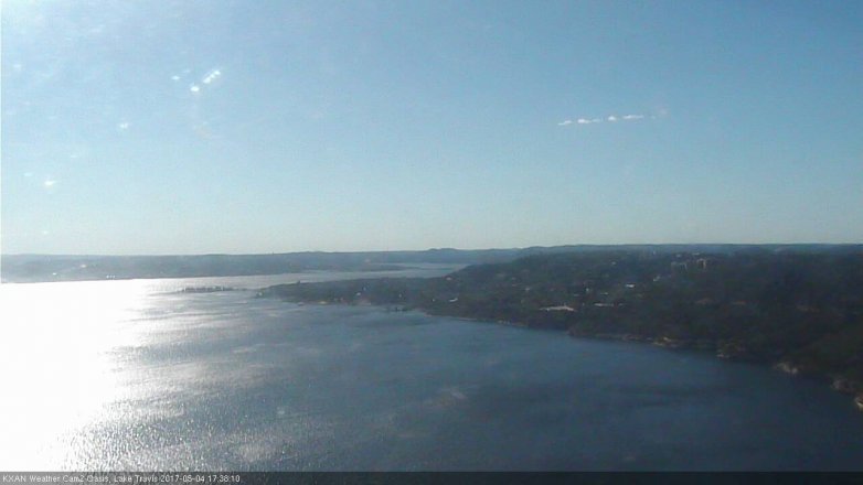 Lake Travis webcam, May 4, 2017 5:00 PM CT