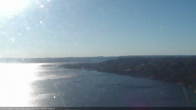 Lake Travis webcam, May 4, 2017 5:30 PM CT