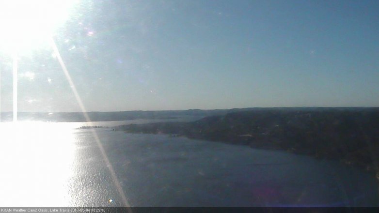 Lake Travis webcam, May 4, 2017 5:35 PM CT