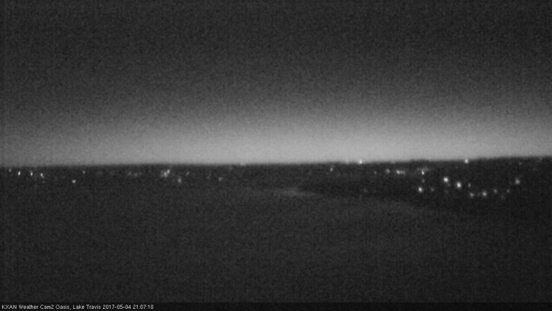 Lake Travis webcam, May 4, 2017 8:15 PM CT