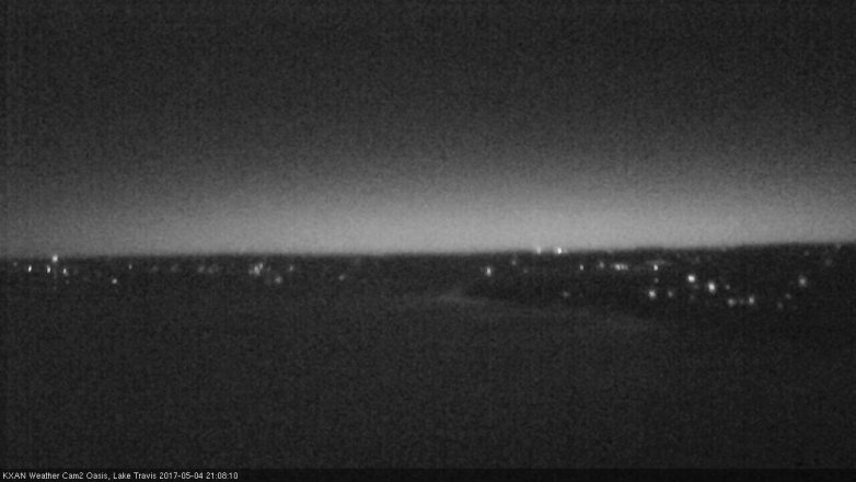 Lake Travis webcam, May 4, 2017 8:20 PM CT
