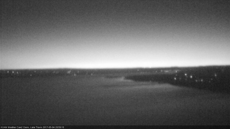 Lake Travis webcam, May 4, 2017 8:25 PM CT
