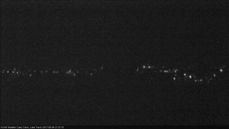 Lake Travis webcam, May 4, 2017 9:05 PM CT