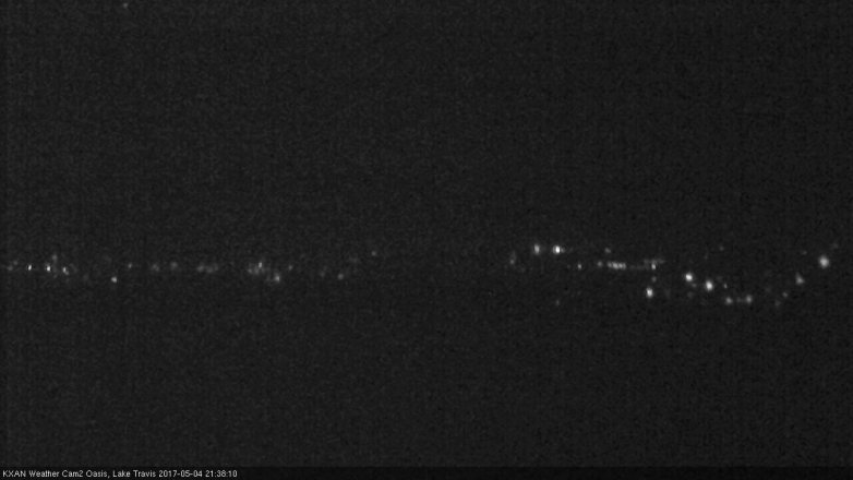 Lake Travis webcam, May 4, 2017 9:10 PM CT