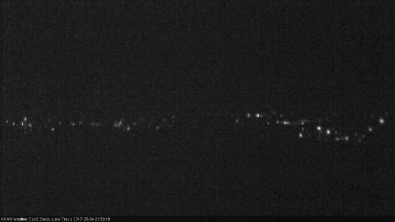 Lake Travis webcam, May 4, 2017 9:15 PM CT