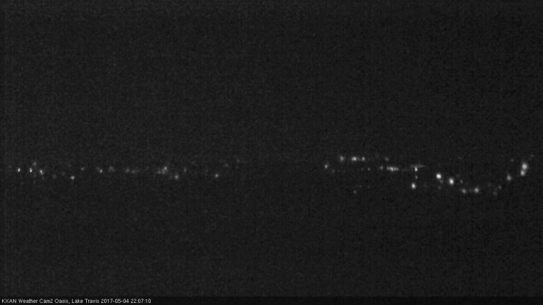 Lake Travis webcam, May 4, 2017 9:35 PM CT
