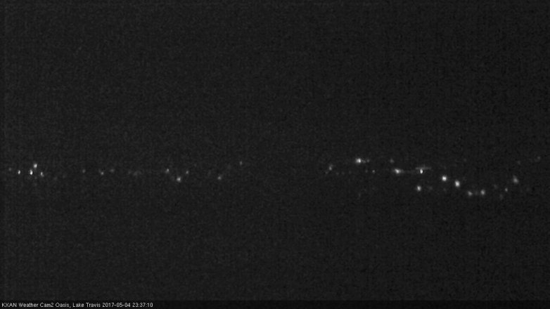 Lake Travis webcam, May 4, 2017 11:10 PM CT