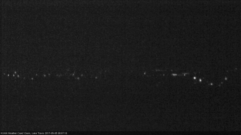 Lake Travis webcam, May 4, 2017 11:20 PM CT