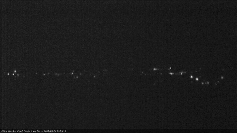 Lake Travis webcam, May 4, 2017 11:25 PM CT