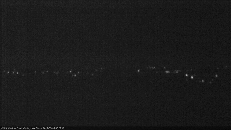 Lake Travis webcam, May 4, 2017 11:45 PM CT