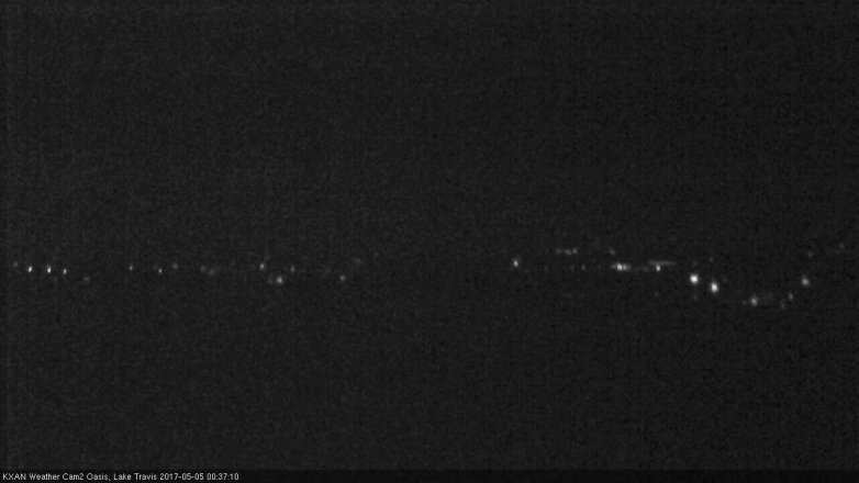 Lake Travis webcam, May 4, 2017 11:50 PM CT