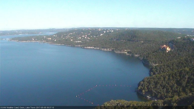 Lake Travis webcam, May 5, 2017 9:10 AM CT