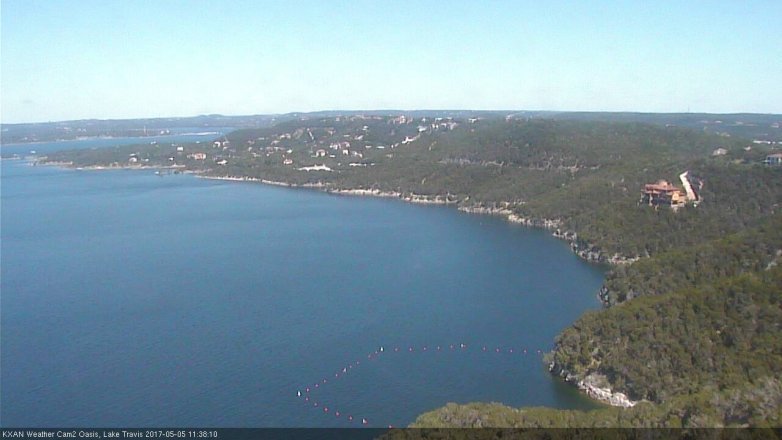 Lake Travis webcam, May 5, 2017 11:00 AM CT