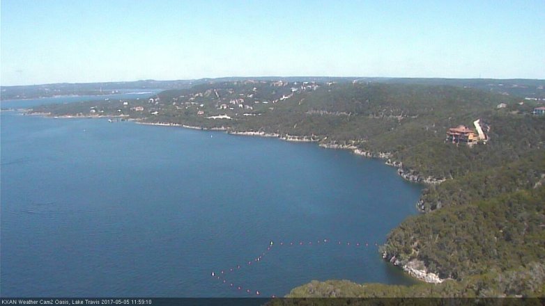 Lake Travis webcam, May 5, 2017 11:05 AM CT