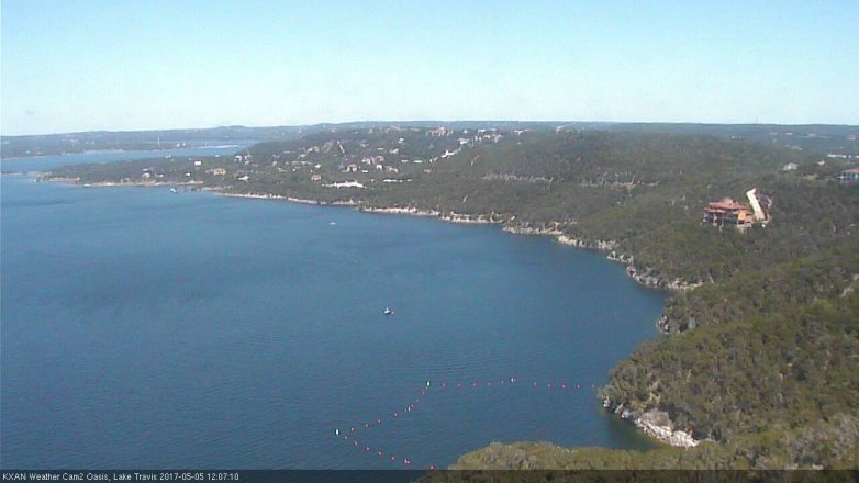 Lake Travis webcam, May 5, 2017 11:15 AM CT