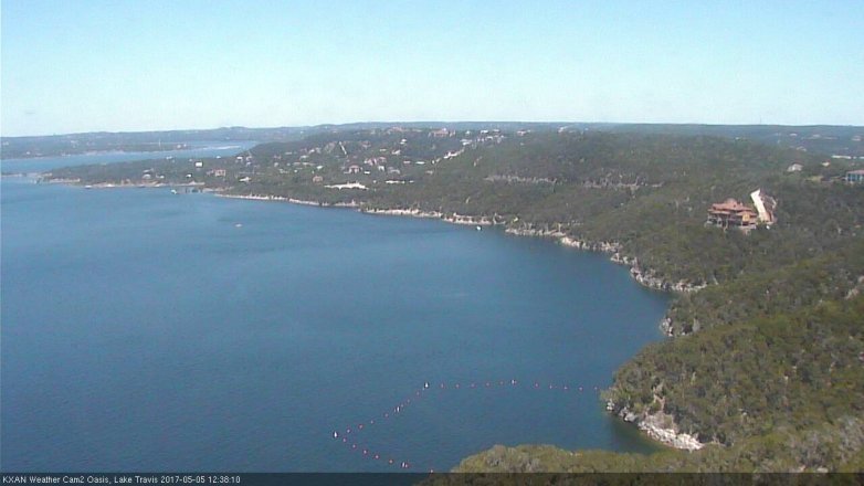 Lake Travis webcam, May 5, 2017 11:45 AM CT