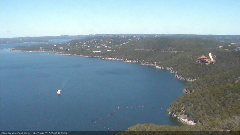 Lake Travis webcam, May 5, 2017 11:55 AM CT