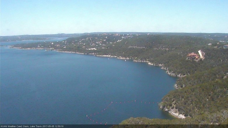 Lake Travis webcam, May 5, 2017 12:05 PM CT