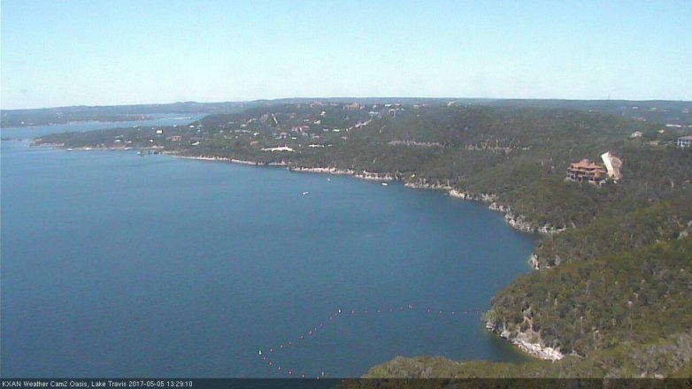 Lake Travis webcam, May 5, 2017 12:55 PM CT