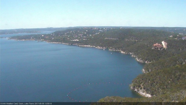 Lake Travis webcam, May 5, 2017 1:10 PM CT