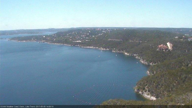 Lake Travis webcam, May 5, 2017 1:15 PM CT
