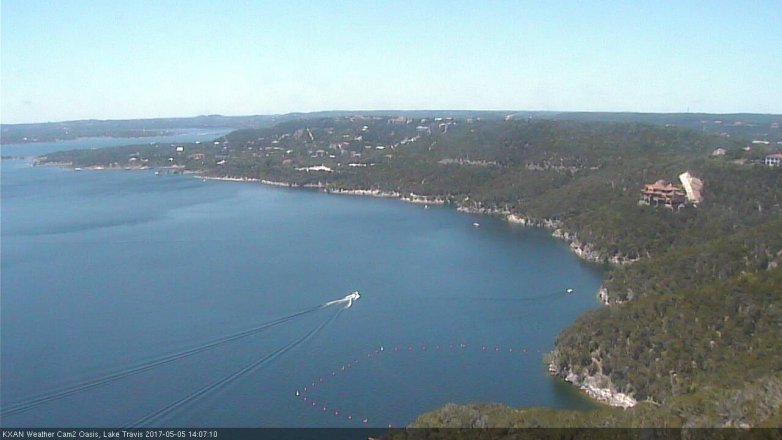 Lake Travis webcam, May 5, 2017 1:20 PM CT