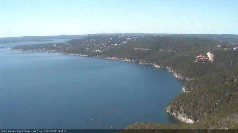 Lake Travis webcam, May 5, 2017 1:50 PM CT