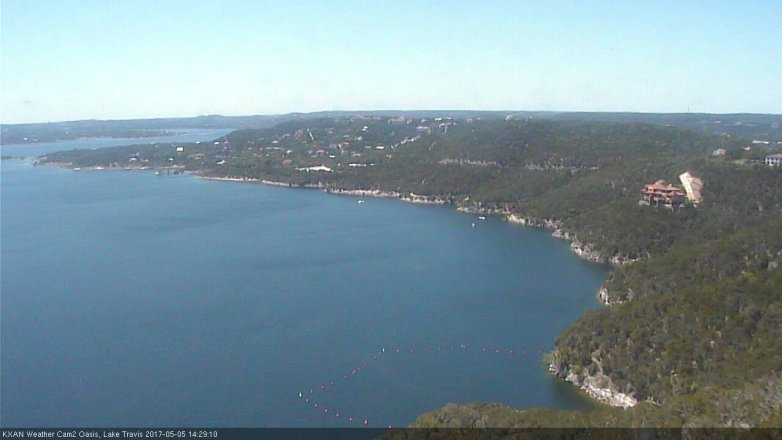 Lake Travis webcam, May 5, 2017 2:00 PM CT