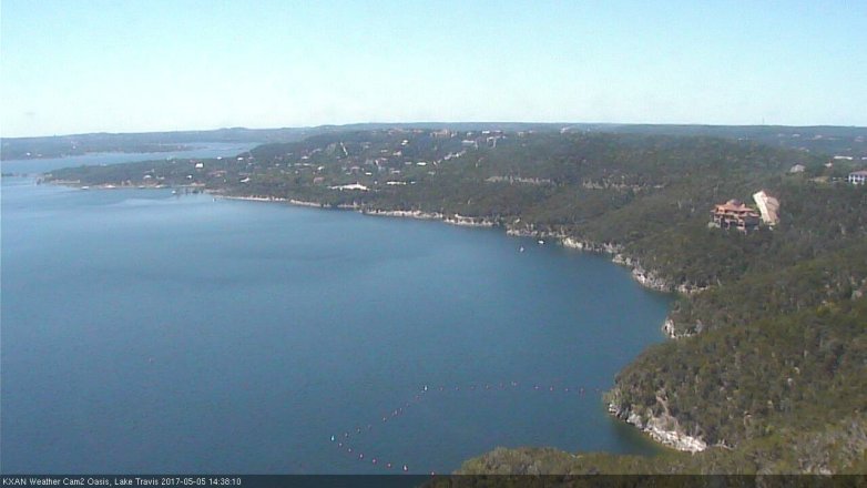 Lake Travis webcam, May 5, 2017 2:10 PM CT