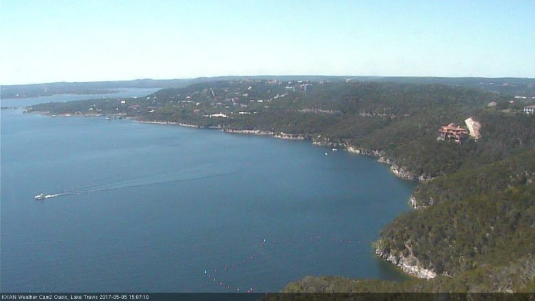 Lake Travis webcam, May 5, 2017 2:15 PM CT