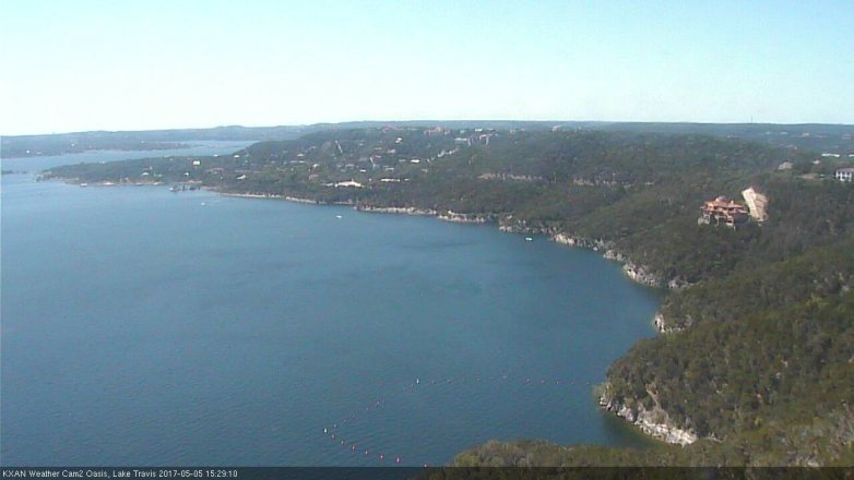 Lake Travis webcam, May 5, 2017 3:00 PM CT
