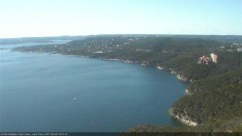 Lake Travis webcam, May 5, 2017 3:25 PM CT