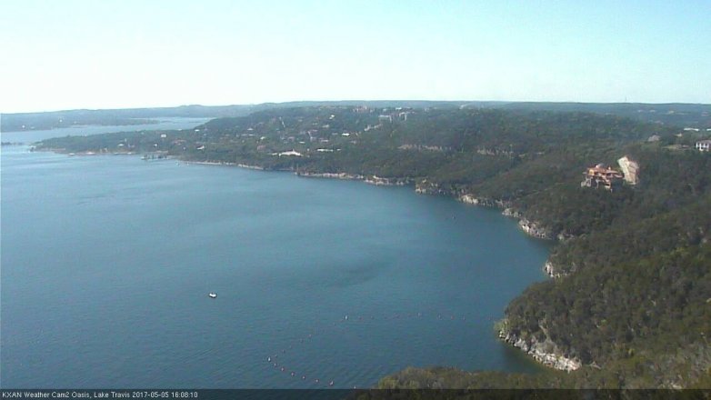Lake Travis webcam, May 5, 2017 3:30 PM CT