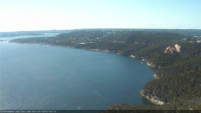 Lake Travis webcam, May 5, 2017 3:45 PM CT
