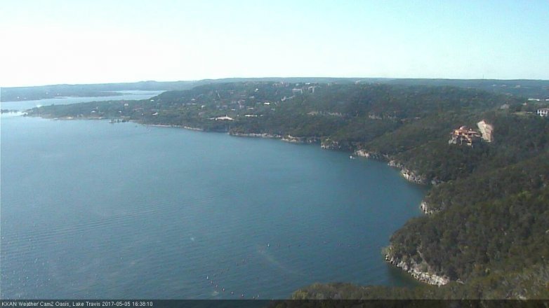 Lake Travis webcam, May 5, 2017 3:55 PM CT