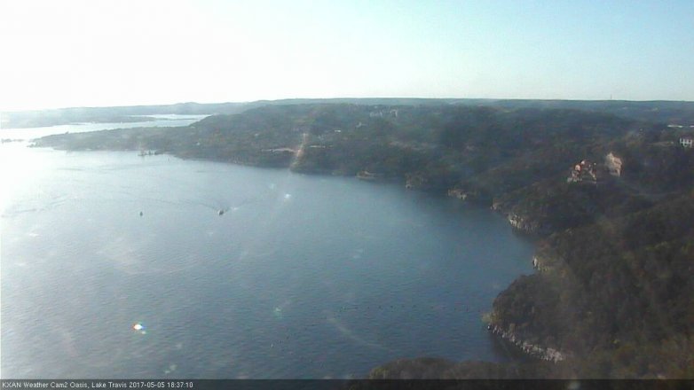 Lake Travis webcam, May 5, 2017 5:45 PM CT