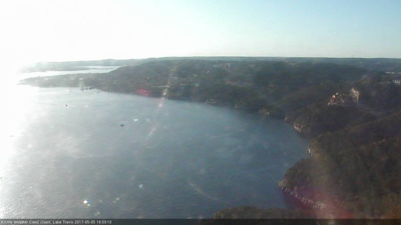 Lake Travis webcam, May 5, 2017 6:05 PM CT