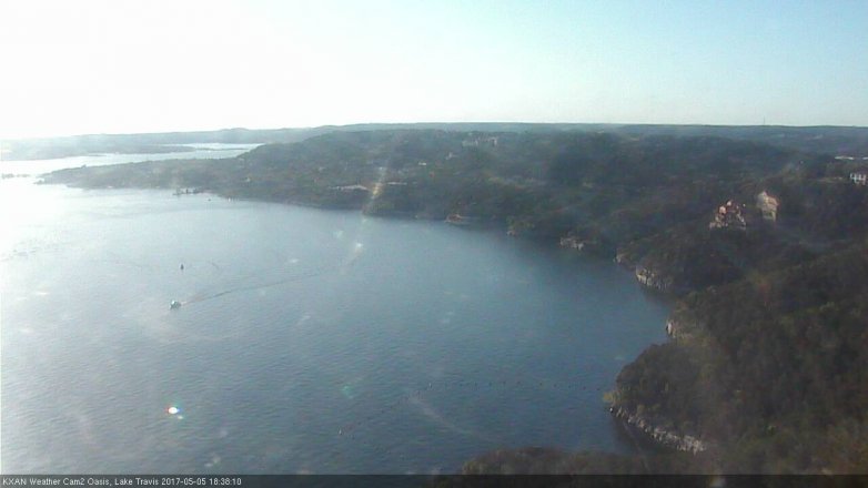 Lake Travis webcam, May 5, 2017 6:10 PM CT