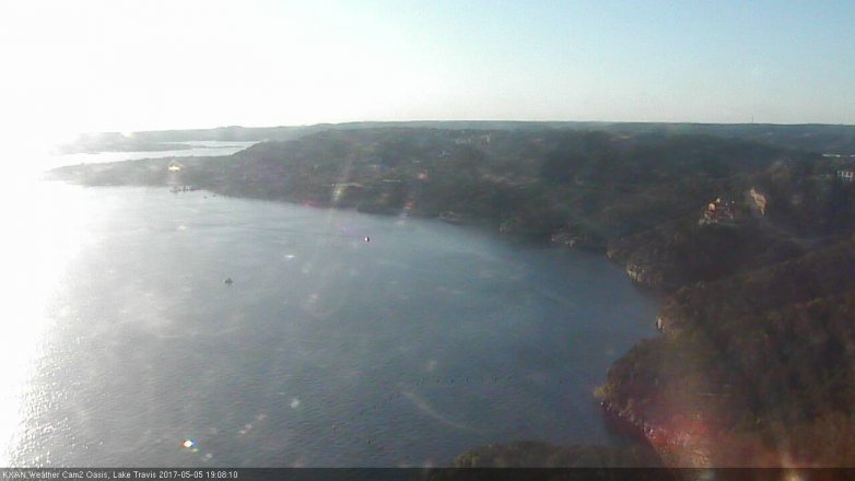 Lake Travis webcam, May 5, 2017 6:15 PM CT