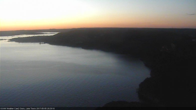 Lake Travis webcam, May 5, 2017 7:35 PM CT