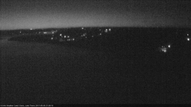 Lake Travis webcam, May 5, 2017 8:15 PM CT