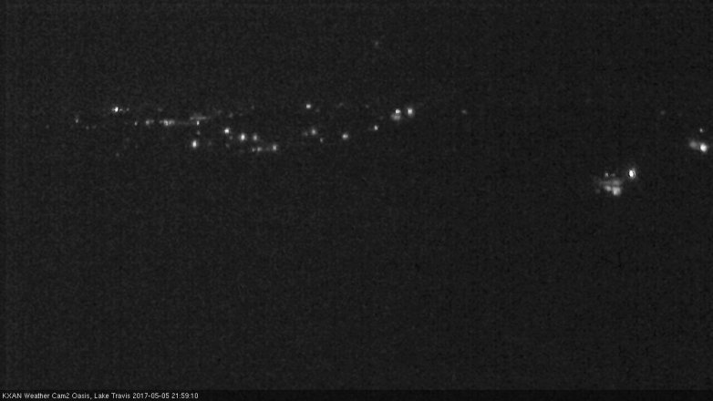 Lake Travis webcam, May 5, 2017 9:10 PM CT
