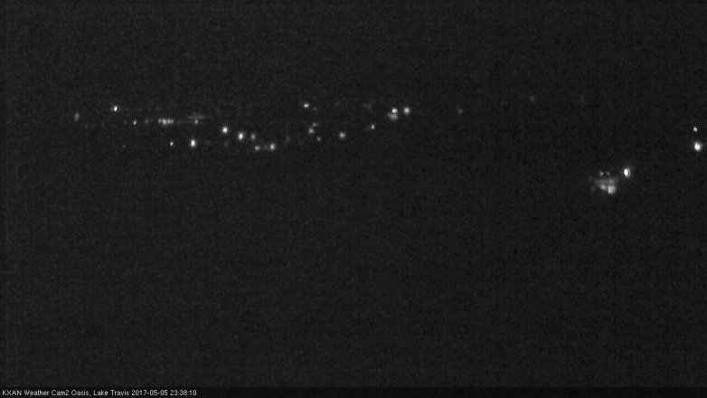 Lake Travis webcam, May 5, 2017 11:00 PM CT